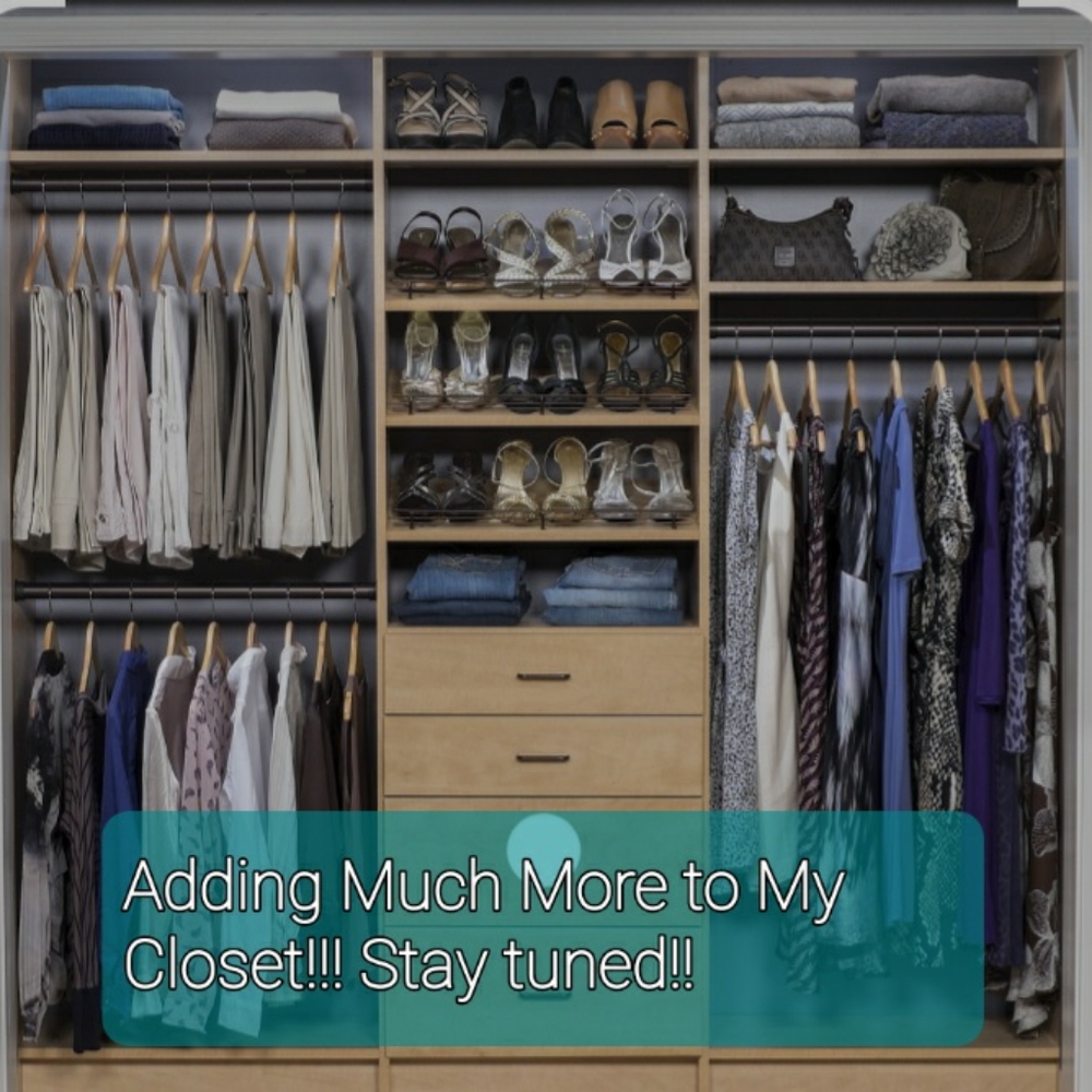Many new pieces to the closet!!